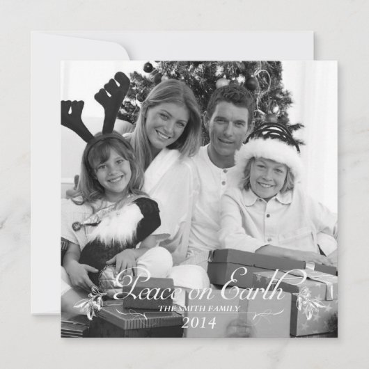 Weltfrieden Feiertagskarte (Vorderseite)