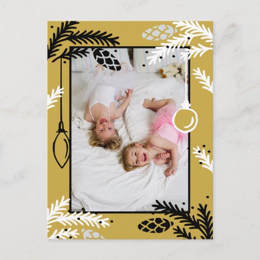 Weltfrieden Feiertagspostkarte (Vorderseite)