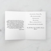 Weltfrieden Festverglaste Weihnachtskarte Feiertagskarte (Innenseite)