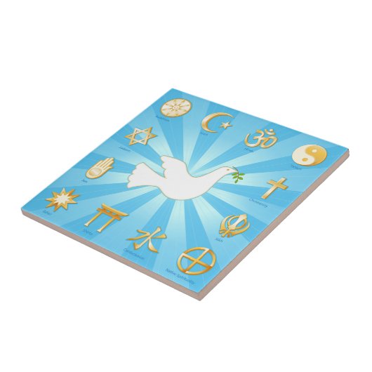 Weltfrieden Fliese (Seite)