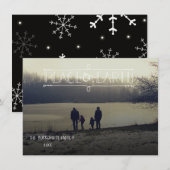 Weltfrieden Foto Weihnachtskarte Feiertagskarte (Vorne/Hinten)