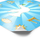 Weltfrieden Fotodruck (Ecke)