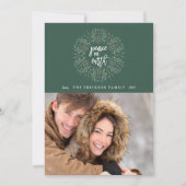 Weltfrieden | Fotokarte für den Urlaub Feiertagskarte (Vorderseite)