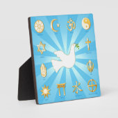 Weltfrieden Fotoplatte (Vorderseite)