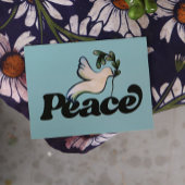 Weltfrieden Friedliches Weltdesign Postkarte