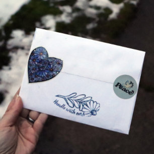 Weltfrieden Friedliches Weltdesign Runder Aufkleber