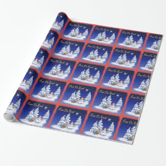 Weltfrieden-Geschenkpackung Geschenkpapier