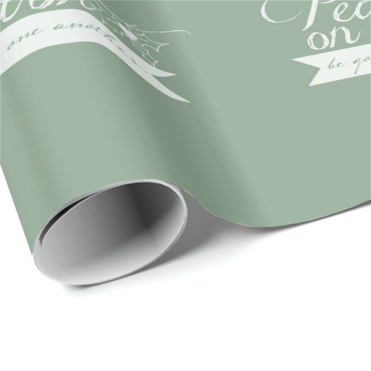 Weltfrieden Geschenkpapier (Rolleneckpunkt)