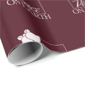 Weltfrieden Geschenkpapier (Rolleneckpunkt)