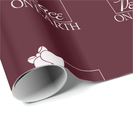 Weltfrieden Geschenkpapier (Rolleneckpunkt)