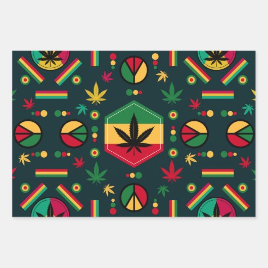 Weltfrieden Geschenkpapier Set (Vorderseite 2)