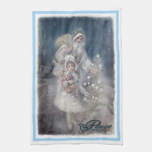 Weltfrieden Geschirrtuch (Vertikal)