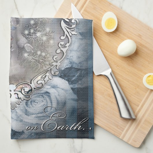 Weltfrieden Geschirrtuch (Viertel Falte)