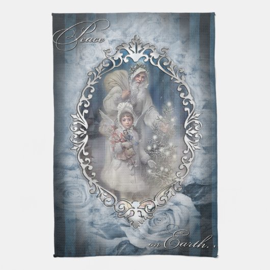 Weltfrieden Geschirrtuch (Vertikal)