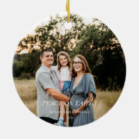 Weltfrieden gesteinigtes Glas Dose Weihnachtsdesig