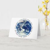 Weltfrieden-Globe-Karte Karte (Gelbe Blume)