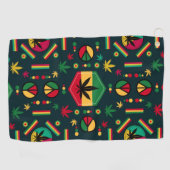 Weltfrieden Golfhandtuch (Horizontal)