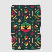 Weltfrieden Golfhandtuch (Vorderseite)