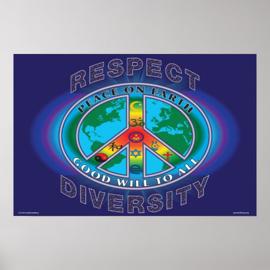 WELTFRIEDEN GOODWILL AN ALLE POSTER (Vorne)