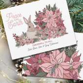 Weltfrieden Goodwill zu allen Blume Weihnachten