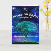 Weltfrieden Goodwill zu allen Karte (Gelbe Blume)