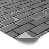 Weltfrieden Graffiti Poster (Ecke)