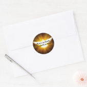 Weltfrieden, guter Wille zu den Menschen. Amerika  Runder Aufkleber (Umschlag)