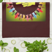 WELTFRIEDEN HANDTUCH (Gefaltet)