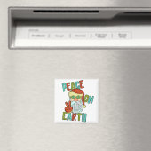 Weltfrieden Hippie Santa Magnet (In Situ (Geschirrspüler))
