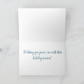 Weltfrieden Holiday Cards Feiertagskarte (Innenseite)