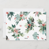 Weltfrieden Holiday Fotokarte Feiertagskarte (Rückseite)