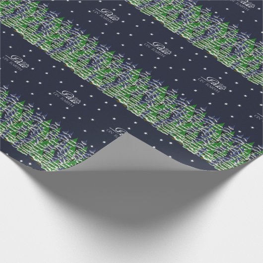 Weltfrieden Holiday Geschenkpapier (Ecke)