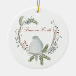 Weltfrieden Holiday Keramik Ornament