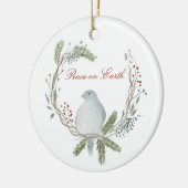 Weltfrieden Holiday Keramik Ornament (Links)