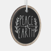 Weltfrieden Holiday Ornament (Vorderseite Rechts)