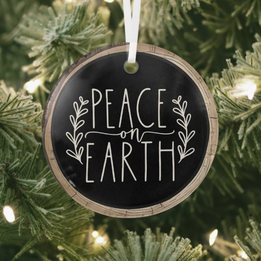 Weltfrieden Holiday Ornament Aus Glas (InSitu)