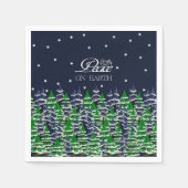 Weltfrieden Holiday Serviette (Vorderseite)