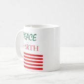 Weltfrieden Holiday Strip Kaffeetasse (Vorderseite Links)