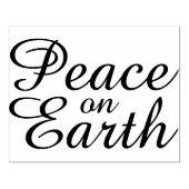 Weltfrieden Holiday Wood Briefmarke Gummistempel (Prägung)