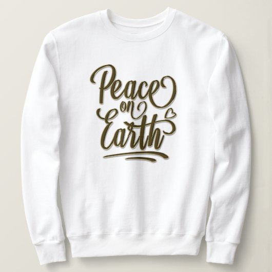 Weltfrieden Holidays Weihnachtsgeschenk Sweatshirt (Design vorne)