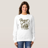 Weltfrieden Holidays Weihnachtsgeschenk Sweatshirt (Vorne ganz)