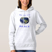 Weltfrieden Hoodie (Vorderseite)