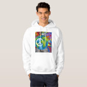 Weltfrieden Hoodie (Vorne ganz)