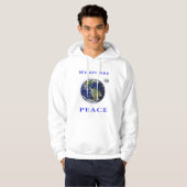 Weltfrieden Hoodie (Vorne ganz)