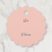 Weltfrieden Hübsche Florenz Kunst, Dichtung Geschenkanhänger (Rückseite)