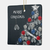 Weltfrieden-Hundetags Keramikornament (Links)