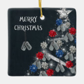 Weltfrieden-Hundetags Keramikornament (Vorderseite)