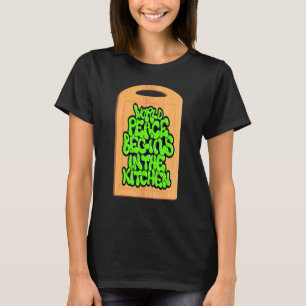 Weltfrieden in der Küche Veganer Trupp Pflanzenbas T-Shirt