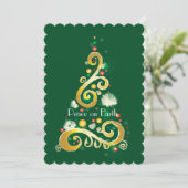 WELTFRIEDEN IV FEIERTAGSKARTE (Stehend Vorderseite)