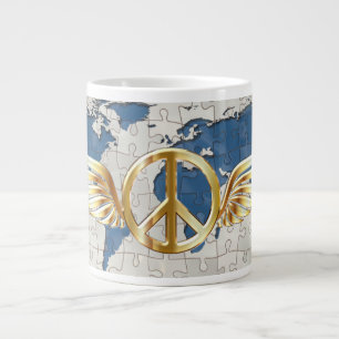 Weltfrieden Jumbo-Tasse